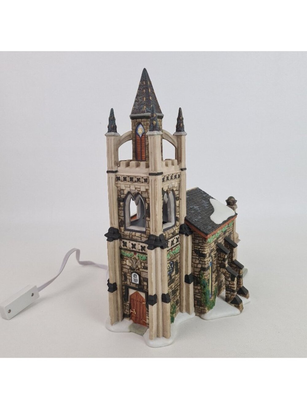 Department 56 "Somerset Valley Church" 58485 Christmas Village Building Vntg